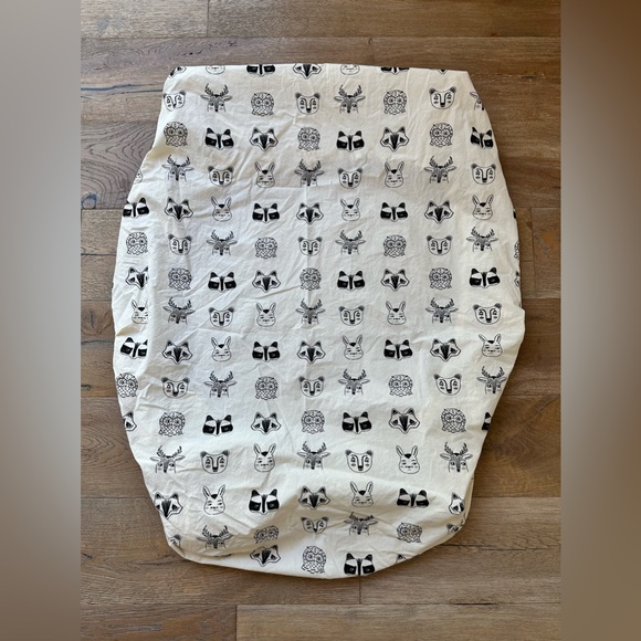 Lot of 2 Organic Cotton Crate & Kids Crib Fitted Sheets & 1 Changing Pad Cover - Picture 4 of 8